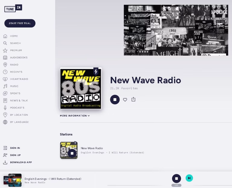 Congratulations to New Wave Radio and TuneIn